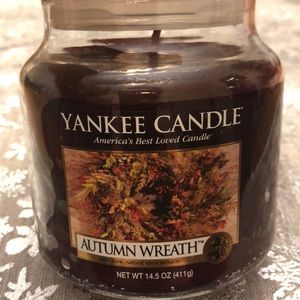 🌲 Yankee Candle-Autumn Wreath Candle Jar